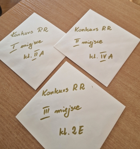 Rada Rodziców nagrodziła klasy.