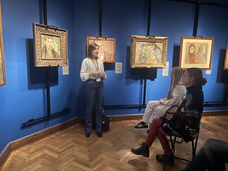 Klasa 3b w Muzeum Narodowym i na seansie filmu ,,Franz Kafka”